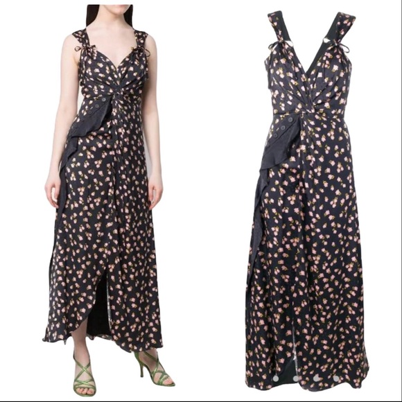 Self-Portrait Floral Print Maxi Dress - Picture 14 of 14